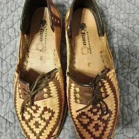 Artesians Toro Mexican Leather Shoe - Size 8 - Picture 6 of 6